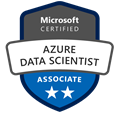 Microsoft Certified: Azure Data Scientist Associate badge